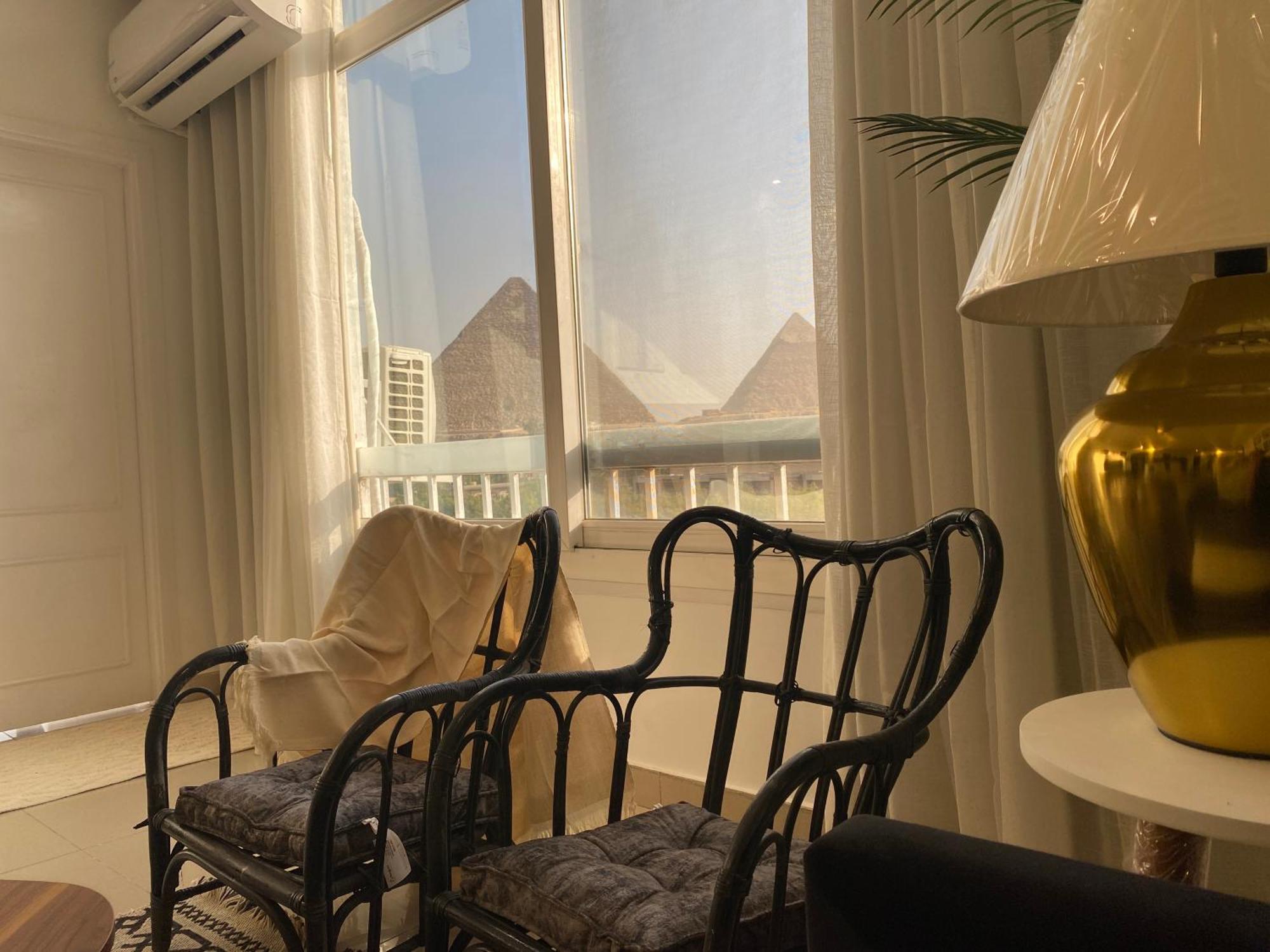 Appartamento The Pyramid Area Vibe Il Il Cairo Esterno foto